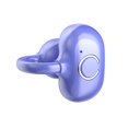 thumbnail image 1 of Ear Clip Bluetooth Headphones - Open Ear Clip Wireless Earbuds Bone Conduction Headphones - Over-Ear Hook With Mic Stereo Sound Easy Button Controls Sports Earphones - Purple, 1 of 10