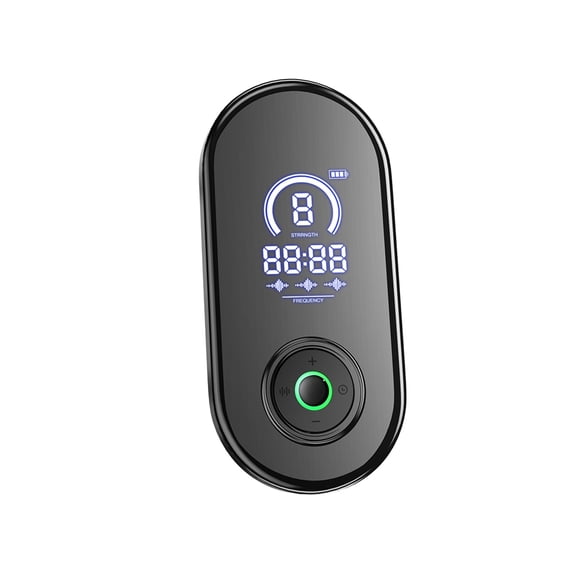 Ear-Clip Sleep Aid Device Sound Machines, Portable Micro-Current Relaxation Instrument with 3 Modes and 9 Intensity Levels, Rechargeable Sleep Helper for Home and Travel- Black/HE-M008