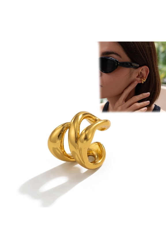 Ear Cuff Earring For Cartilage Tragus Wrap On Ear Jewelry No Piercing Needed