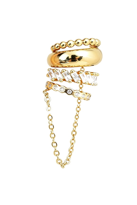 Ear Cuffs Non-Piercing 4Pcs for Women Cartilage Earrings