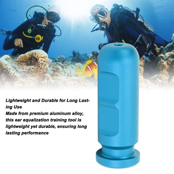 Ear Equalization Tool for Diving: Secure Grip, Aluminum Alloy, Practice Safe Pressure Balance Underwater