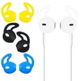thumbnail image 1 of Ear Gel for Apple iPhone Earpod Cover Anti-Slip Silicone Soft Replacement Sport Earbud Tips for iPhone 7 / 6S / 6 Plus / 5S / 5C / 5 Comfortable 4 Pairs (Color Bundle), 1 of 1
