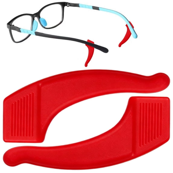 Ear Grips 5-Pair Soft Thin Retainers for Eyewear, Non-Slip Behind Ear Hooks All-Day Comfort, Micro-Textured Anti-Slip for Active Lifestyle, by Preplabs