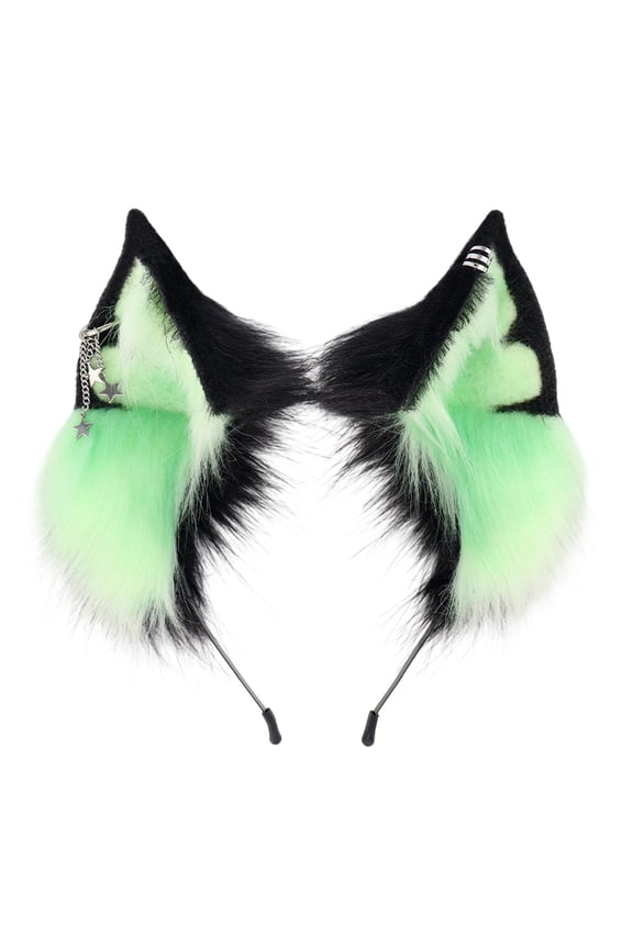Ear Hair Clip Soft Adjustable Hairband With Cats Ears For Cosplays Daily Wear