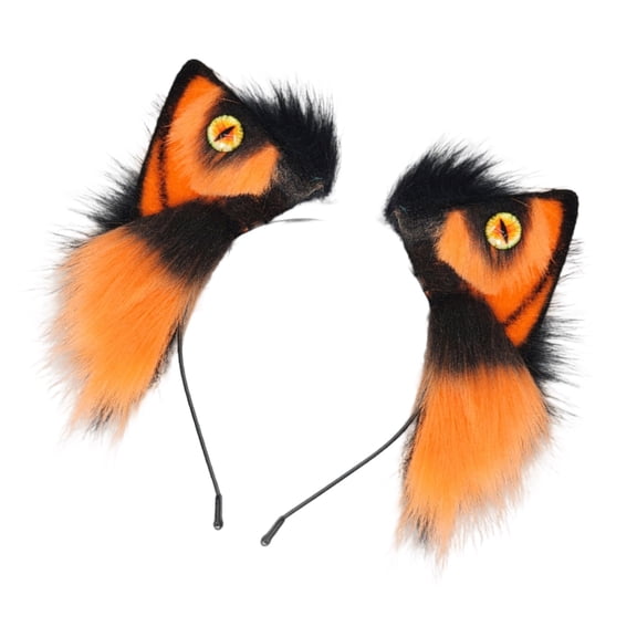 Ear Hairband Comfortable Stretchable Headpiece Bendable Ear Hairhoop For RolePlay and Event