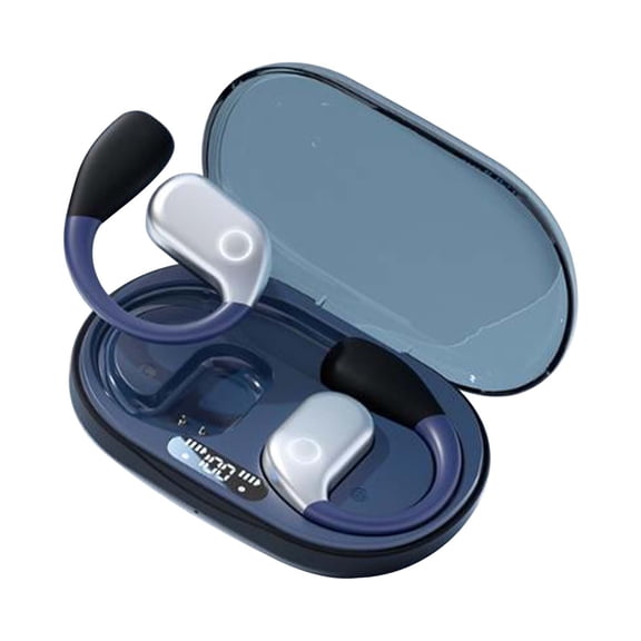 Ear Hanging Bluetooth Earphones, Wireless Open-Ear Headphones, Ergonomic Soft Earhook Design, HD Stereo Sound, Hands-Free Call Control, Lightweight Sports Wireless Earbuds, for Daily Sports Work