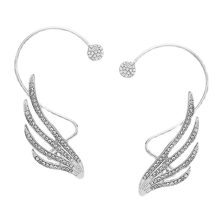 Ear Hanging Clip Earrings Ears Hypoallergenic Over Ear Fashion