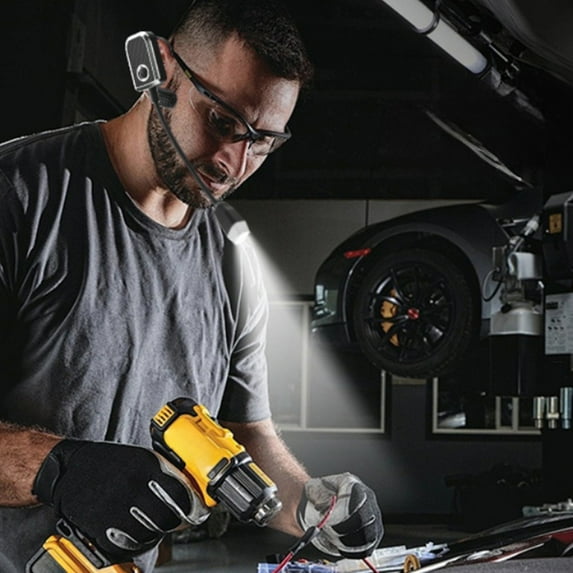 Ear Hanging Lamp, Rechargeable Flexible Light, 360° Adjustable Arm, Three Color Temperatures, Hands-Free Reading, Study or Craftsing, Portable Design for All Users