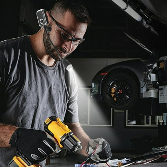 Ear Hanging Lamp, Rechargeable Flexible Light, 360° Adjustable Arm, Three Color Temperatures, Hands-Free Reading, Study or Craftsing, Portable Design for All Users