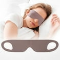 thumbnail image 1 of Ear Hanging Sleep Mask - Side Sleeper Comfy Blindfold for Sleeping With Elastic Strap, Blockout Brown Eye Shade, Lightweight Breathable Cover for Nap, Travel, Yoga, 1 of 12