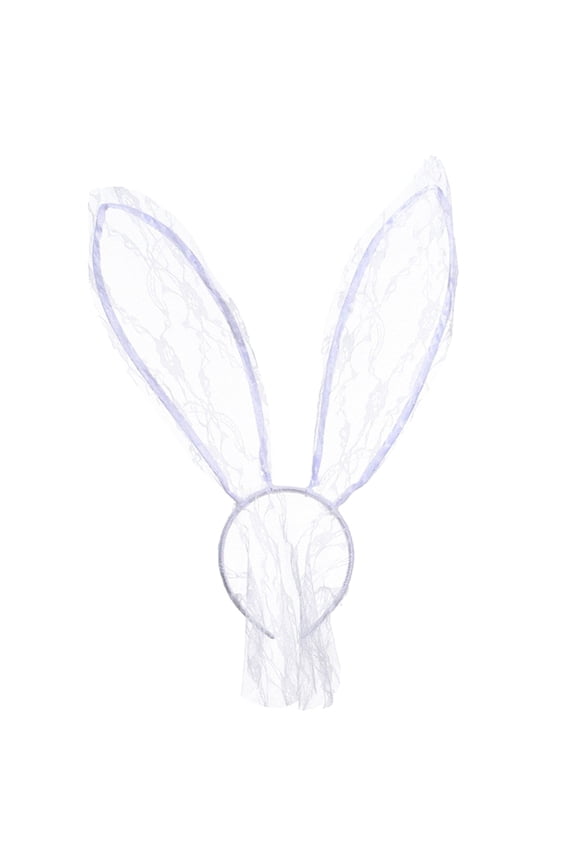 Ear Headband For Women Headband EyeMask Rabbits Ear Headband Veil EyeMask Lace Headband Face Veil