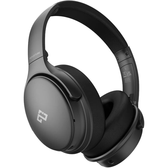 Over Ear Headphones Active Noise Cancelling Headphones, H1 Wireless Bluetooth Headset, Deep Bass Headset, Low Latency, 90H Playtime, Foldable Headphone for Sport Running Cool Gadgets Gift