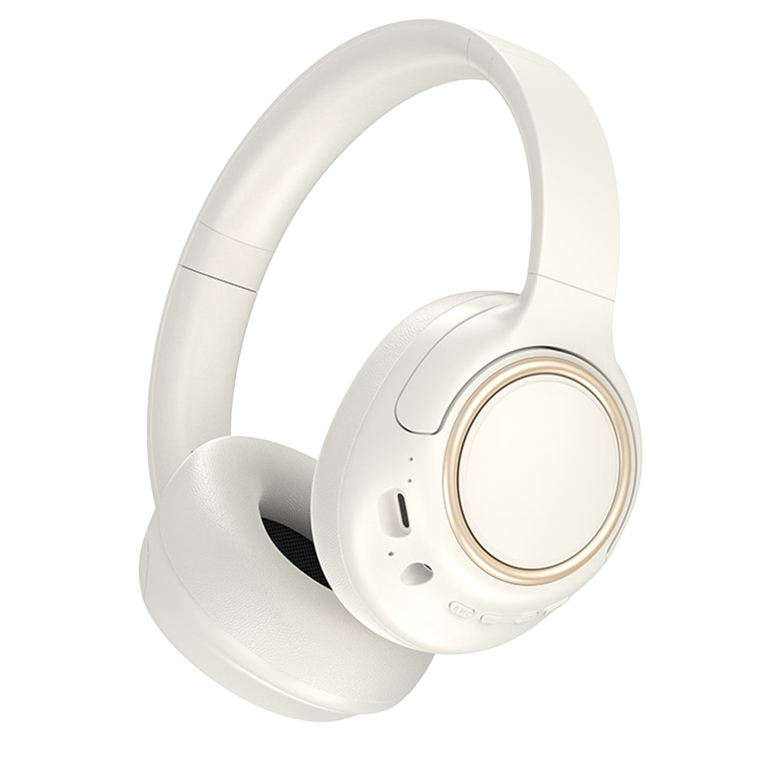 Over Ear Headphones Wireless 80H Playtime, Bluetooth Headphones Over Ear with 3 EQ Modes, Built-in ENC Mic,Deep Bass, HiFi Stereo Foldable 5.4 Bluetooth Headset for Phone PC Travel Gym Workout Office