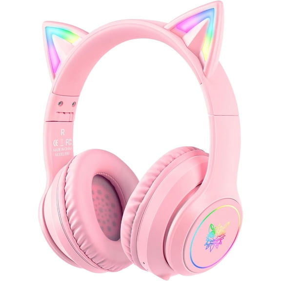 Ear Headphones for  & ,  & Wired Mode Foldable Headset with Mic - Clear Sound Quality -   Light, for Girls School Gaming, for Phone/Laptop/PC/Tablet