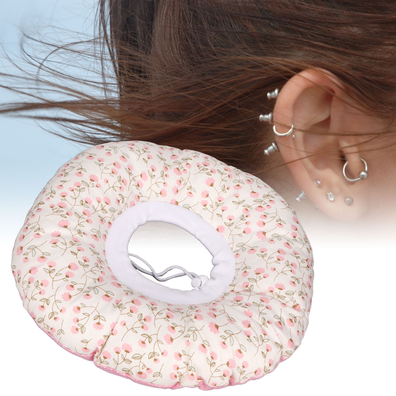 Ear Hole Pillows For Side Sleepers, Cotton Pressure Sore Relief Ear