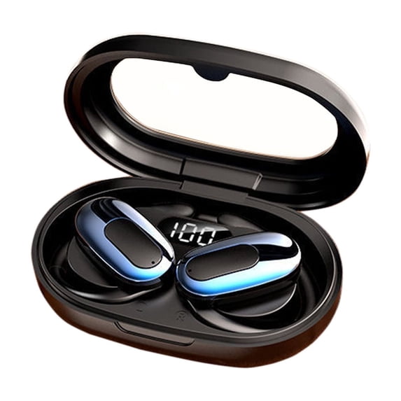 Ear-Hook Wireless Earbuds, Bluetooth 5.4 Headset, Digital Power Display, Noise Cancelling Audio, HiFi Stereo Sound, Long Battery Life, Stable Connection, Sports Fitness