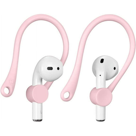 Ear Hooks Designed for Apple AirPods 1, 2, 3, Pro and Pro 2, AirPods Ear Hooks for Running, Jogging, Cycling, Gym - Pink