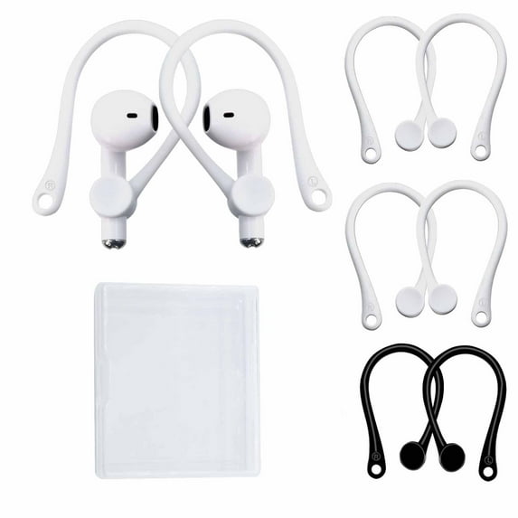 Ear Hooks Designed for Apple AirPods 1, 2, 3, Pro and Pro 2, AirPods EarPads Ear Hooks for Running, Jogging, Cycling, Gym