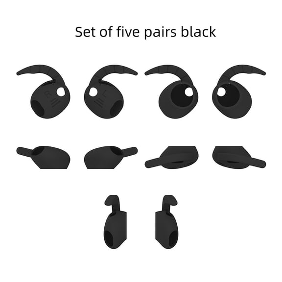 Ear Hooks for Galaxy Buds 4 Silicone Ear Tips Earbuds Anti-Slip Earhooks 5 Pieces Set 