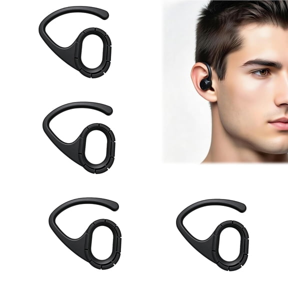 Ear Hooks for JBL Tune Buds Headphones, Secure Fit Accessory for Comfortable Sports Workouts Travel and Daily Listening, 4PCS