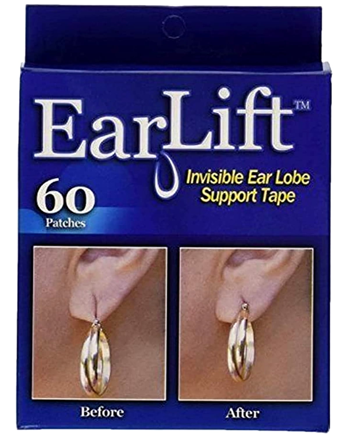 Buy INSIME Ear lobe support for earrings (60 Patches), Ear stickers for heavy  earrings, Invisible Earlobe supporter heavy earring, Waterproof Ear tape earrings  ear lock sticker