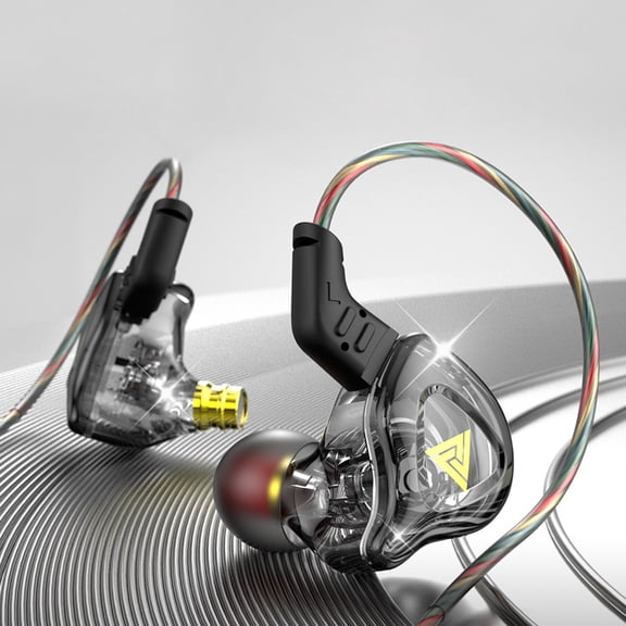 In Ear Monitor Earphones HIFI Dynamic Coil, Usupdd Noise Isolating In Ear Headphones for Music, Remote Control Wired Earbuds with Mic for Smartphone Tablet Computer, Black