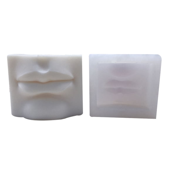 Flexible 3D Ear Mouth Eye Nose Resin Mold Reusable Silicone Casting Mould for Jewelry Soap Making Decorations