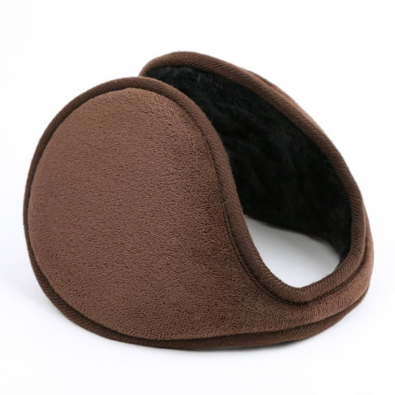 Ear Muffs For Winter Men Women, Fleece Ear Warmers Winter Warm Earmuffs For Cold Winters Adjustable - coffee
