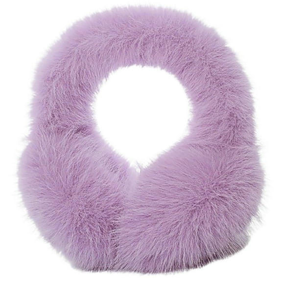 Ear Muffs for Winter Fuzzy Cold Outdoor Earmuffs Foldable Outdoor Ear Warmers Warmers Covers Headband Earmuffs for Women Foldable Fuzzy Earmuffs Winter Warm Foldable Ear Muffs Purple