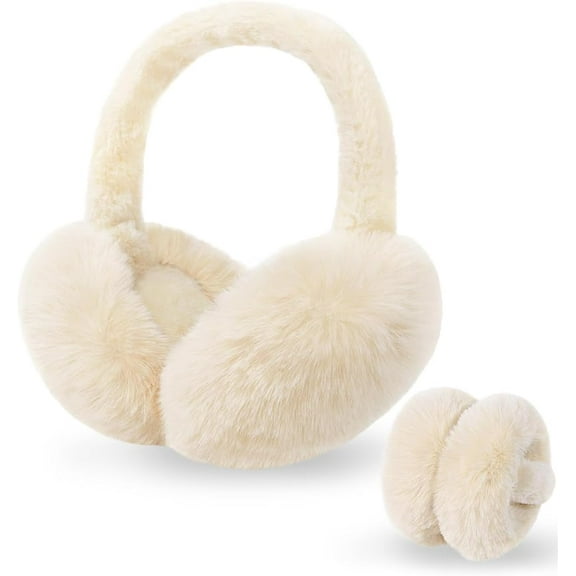 Ear Muffs Winter Women Men Soft Earmuffs Cute Ear Covers Cold Weather Fluffy Ear Warmers Headband Winter Accessories