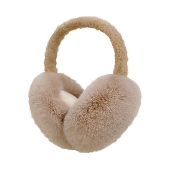 Ear Muffs for Winter Women,Adjustable Ear Warmers, Ear Muffs Fluffy Earmuffs, Winter Accessories for Women Brown