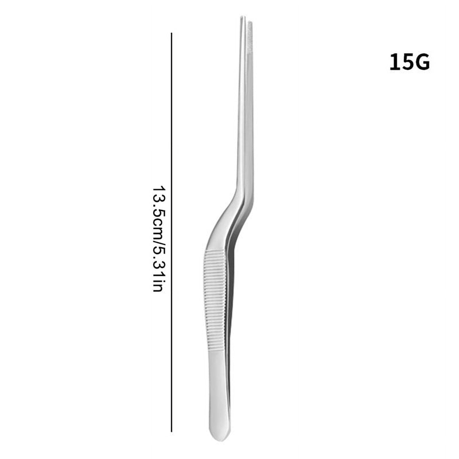 Ear Nose Earpick Wax Removal Forceps Angled Clamp Nasal Tool Curved Earwax Tweezers Clip Eyelash