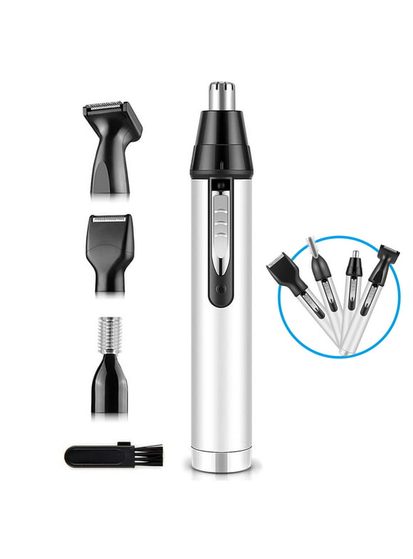 Ear and Nose Hair Trimmer for Men, Upgraded Version Professional USB Rechargeable Multi-Function 4in1 Nose Hair Trimmer Hair Clippers Professional Shaving Machine Nose Trimmer