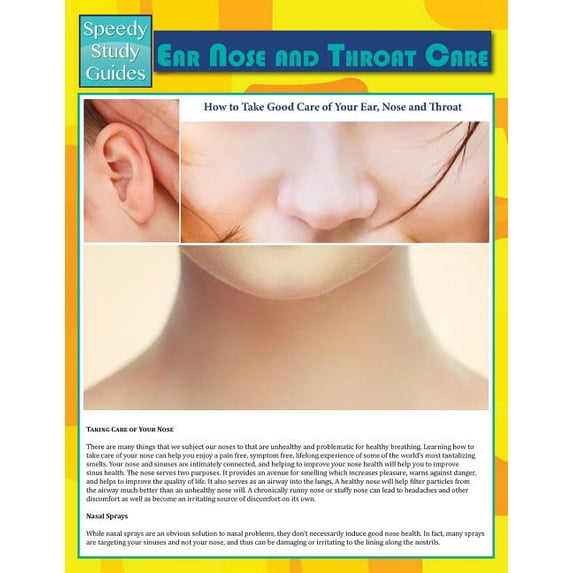 Ear Nose and Throat Care (Speedy Study Guide) (Paperback)