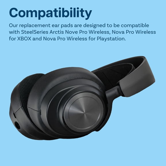 MMOBIEL Cooling Gel Ear Pads for Arctis Nova Pro Wireless