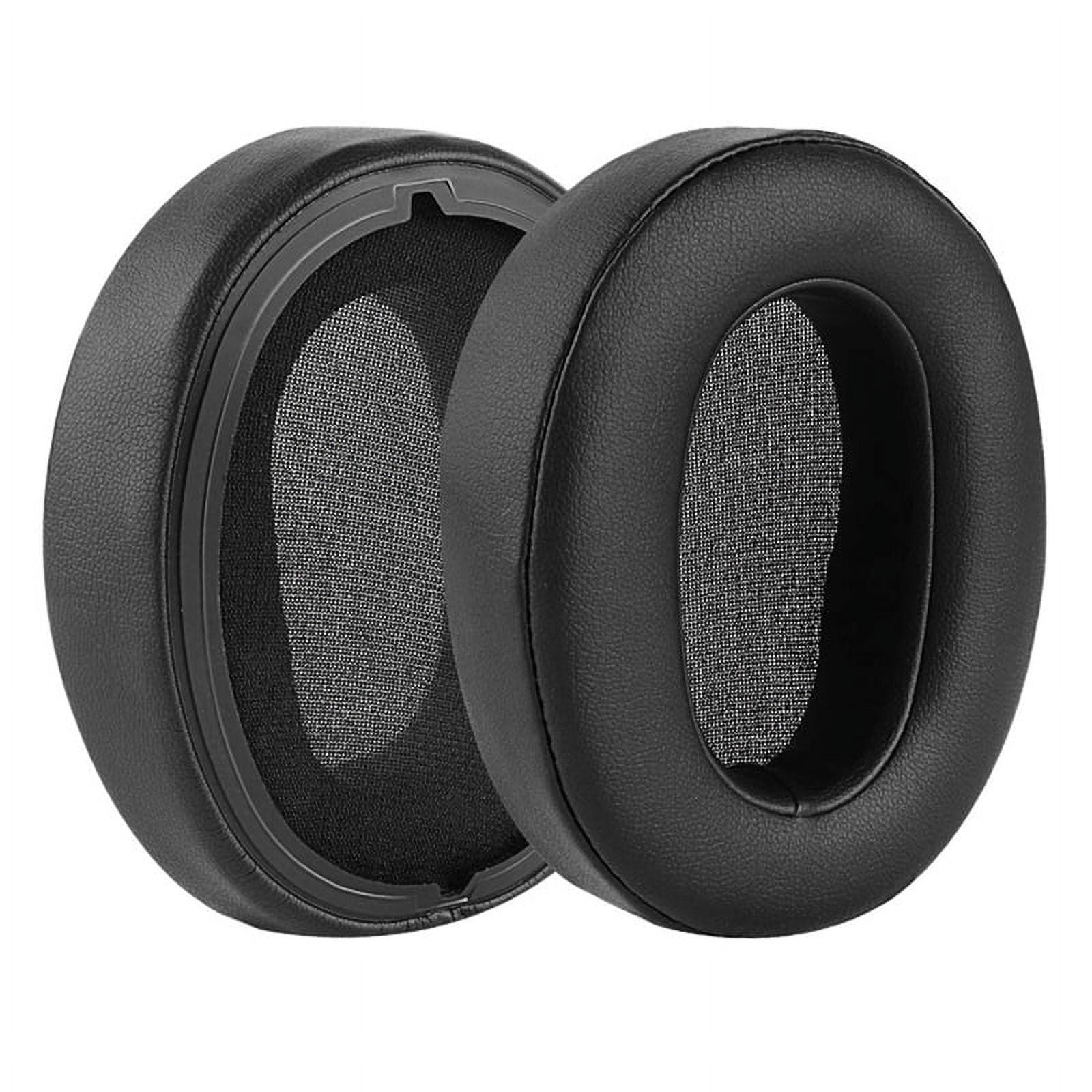 Ear Pads for WHXB900N Headphones Earpads Leather (Black)