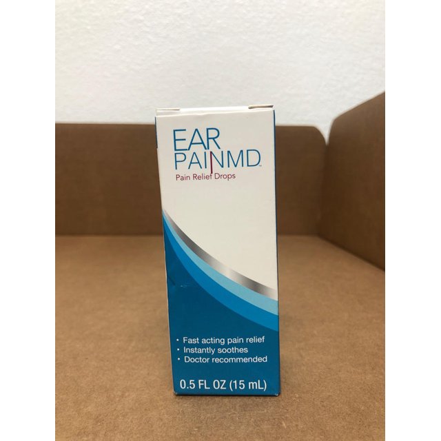 Ear Pain MD, Ear Pain Relief Drops, Earache Drops, Fast Pain Relief