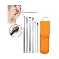 thumbnail image 1 of Ear Pick Cleaning Tool Set 6-Piece, Yellow, 1 Setinnovative Spring Earwax Cleaner Tool Set Earwax Removal Kit, Ear Wax Removal 6-In-1 Ear Pick Tools Reusable Ear Cleaner, Easter Mo Makeup Organizers, 1 of 9