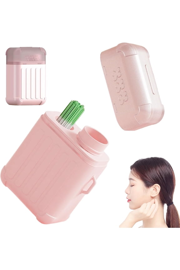 Ear Piercing Cleaning Kit  240PCS Disposable Piercing Cleaner Floss with 15ml Rose-Scented Cleaning Solution for Women Men
