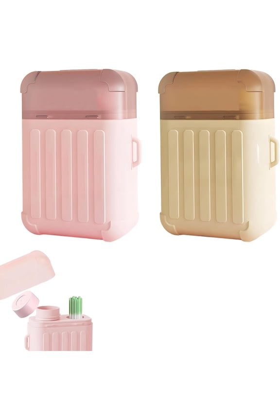 Ear Piercing Cleaning Kit, 240PCS Ear Hole Cleaner Floss, Anti-Clogging Cleaning Kit, Portable Travel Set for Women Men,2pcs