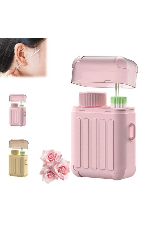 Ear Piercing Cleaning Kit, Ear Hole Ear Care Kit Disposable Earrings Hole Cleaner Ear Piercing Care Cleaning Tool Ear Hole Cleaning Line Ear Piercing Cleaning Floss for Girls Women Men