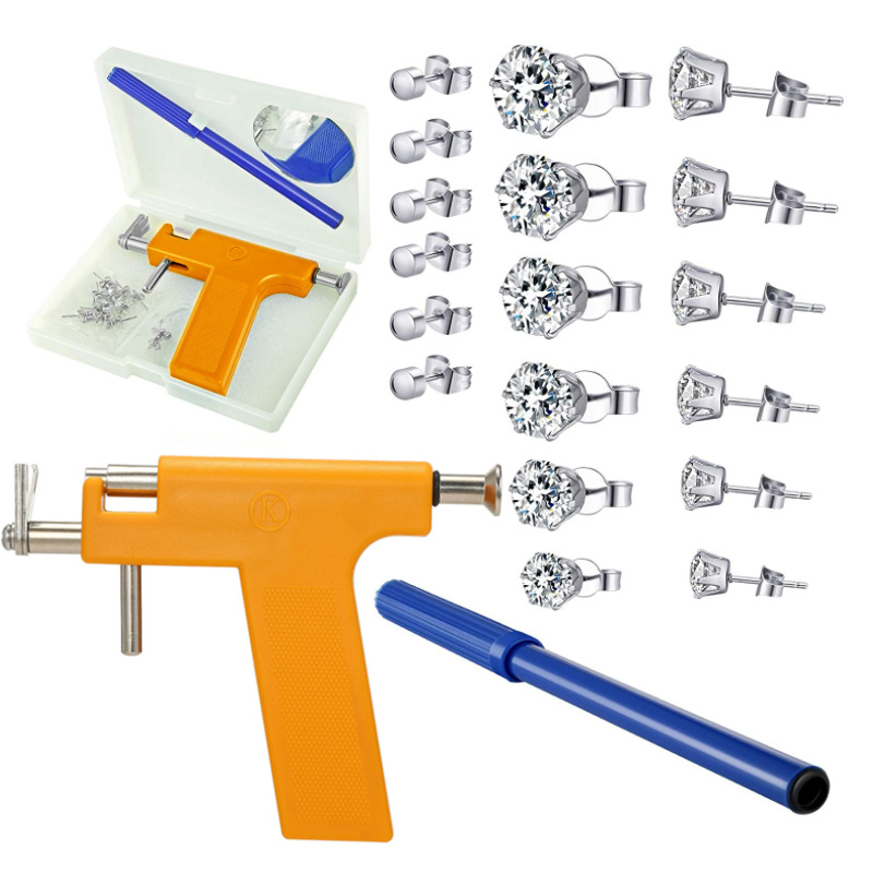 Ear Piercing Gun Kit, Evatage Self Earring Pericings Gun Tools Set