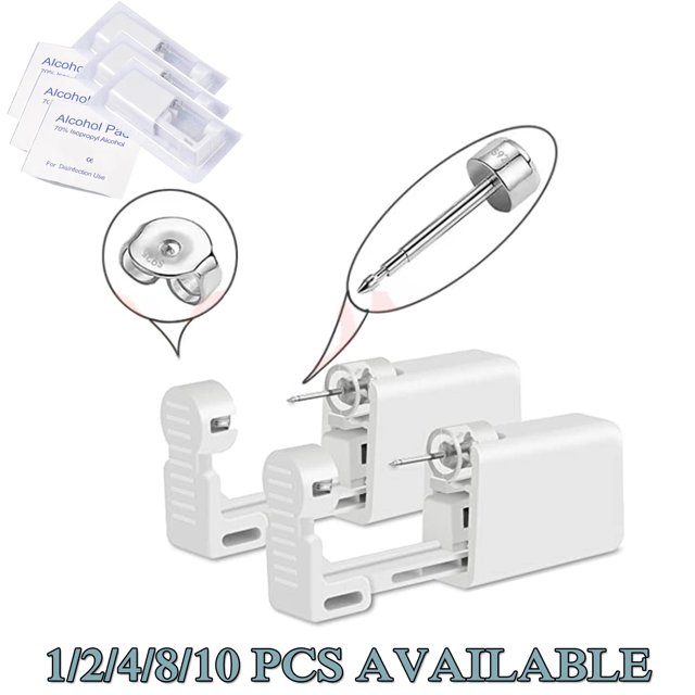 Ear Piercing Kit 1 Pack Self Ear Piercing Gun, Disposable Ear