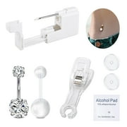 Ear Piercing Kit Ear Piercing Gun Kit Gold Self Piercing Earrings Piercing Kit Earring Gun Piercing Kit With Earring Studs Self Ear Piercing Gun at Home Ear Piercing Kit Disposable