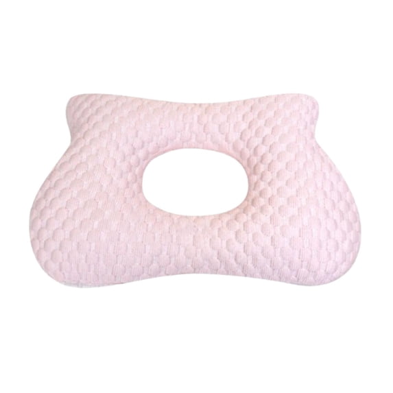 Ear Piercing Pillow Side Sleeping Pillow Ear Guard Pillow Soft Polyester Cover for Kids and Adults Home Use