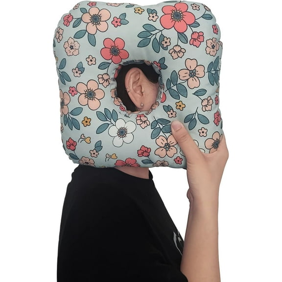 Ear Piercing Pillow for Side Sleepers with Ear Hole, Donut Pillow for Ear, Ear Pillow for cnh, Relief Ear Pressure Ear Pain