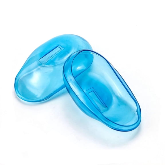 Ear Plastic Covers Guard Protectors Ear Shower Caps for Home or Salon Use Made of Plastic Bright Color, Rinses Easily