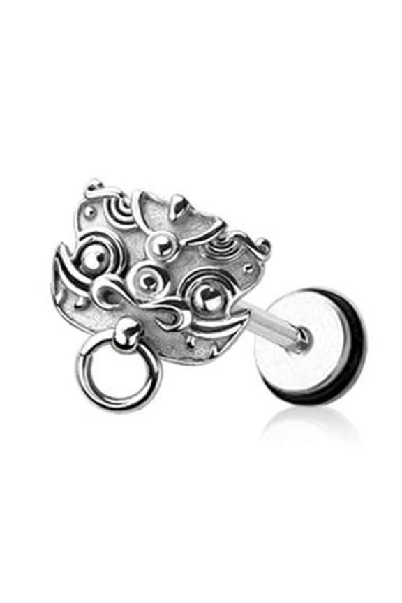 Ear Plug 16g cheater fake plug Dragon Head pair