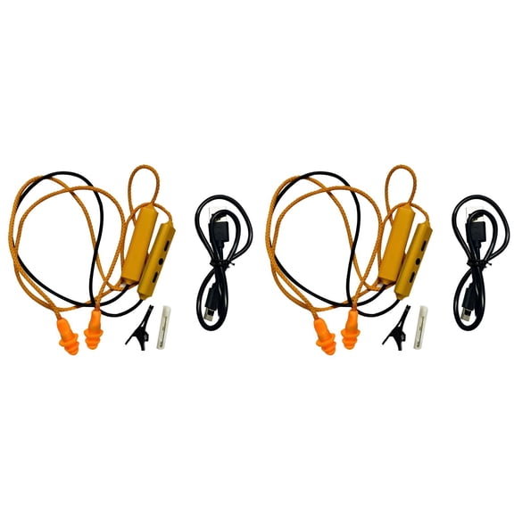 Ear Plugs Bluetooth Headphones for Work, Ear Plugs with Noise Suppression, Hearing Protection Earbuds in-Ear Earphones, Sweatproof Work Ear Protection Covers for Noisy Places