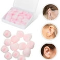 Ear Plugs for Sleeping,Bexikou 24 Pairs Reusable Moldable Wax Earplugs